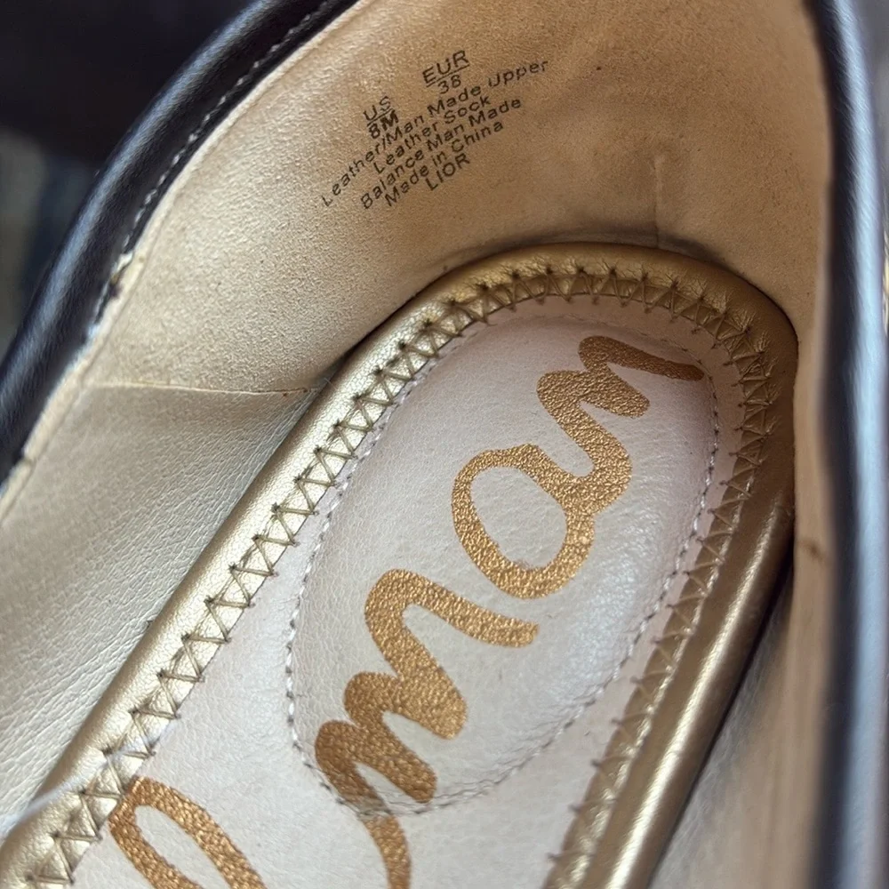 Sam Edelman Black and Tan Snake Print Flats - Picture 5 of 5